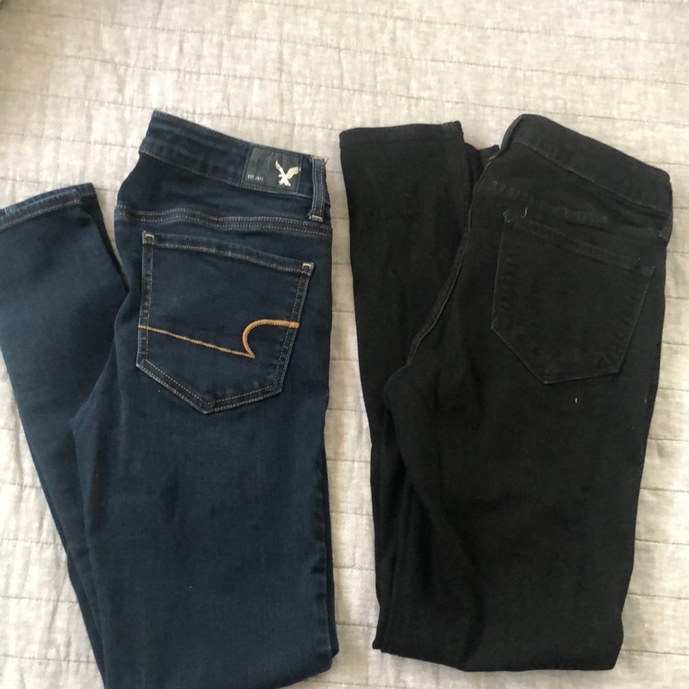 Tall skinny jeans!